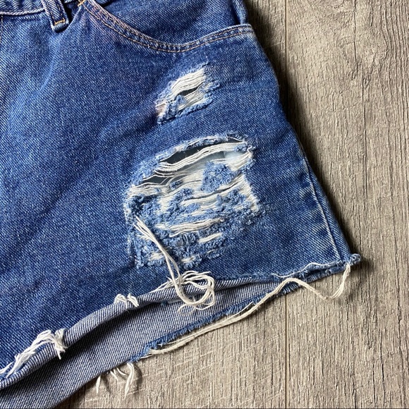 Saint & Noble repurposed high waisted cut offs - Picture 2 of 6